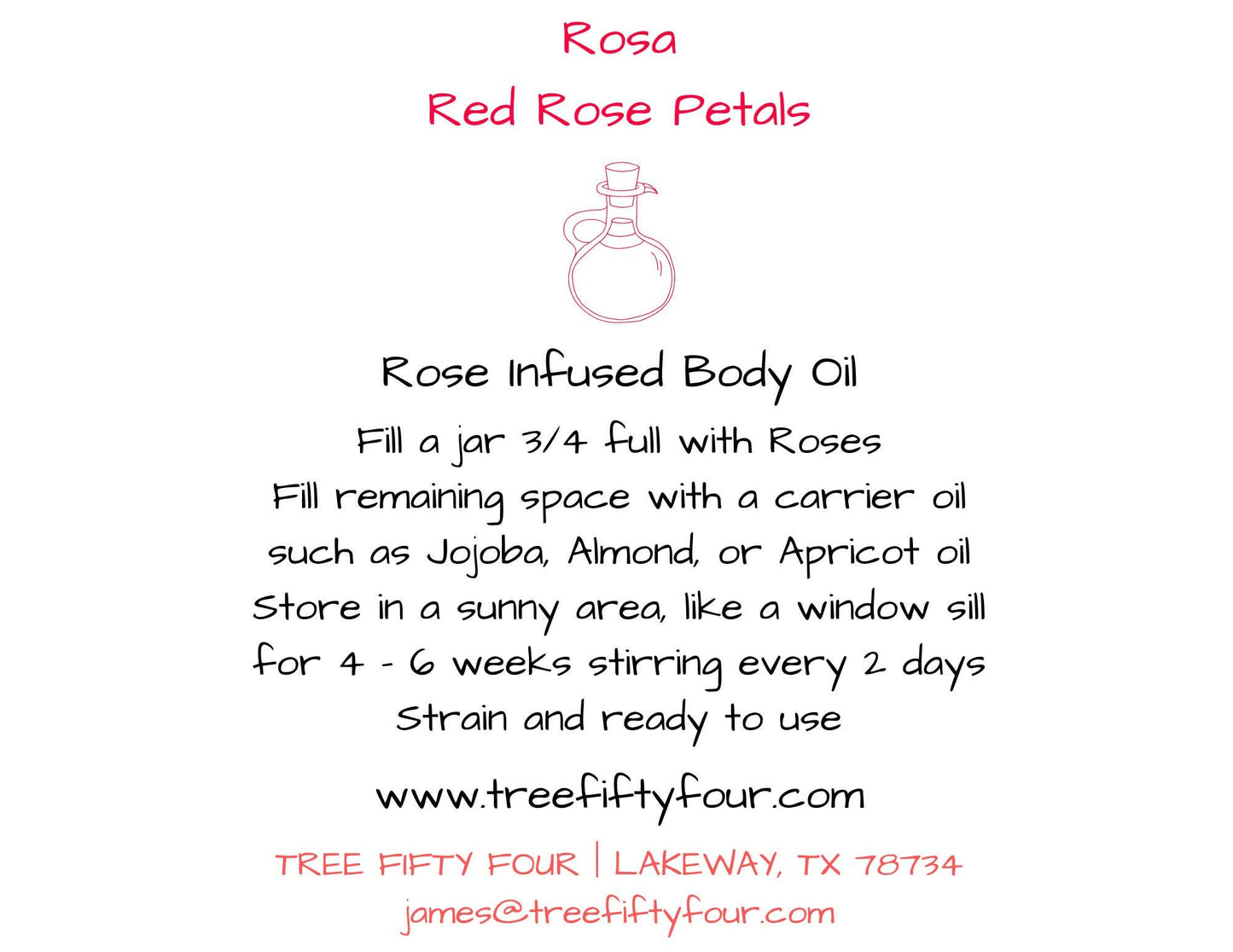 Red Rose Petals | 2oz, 4oz, 8oz | Bulk Herbs
