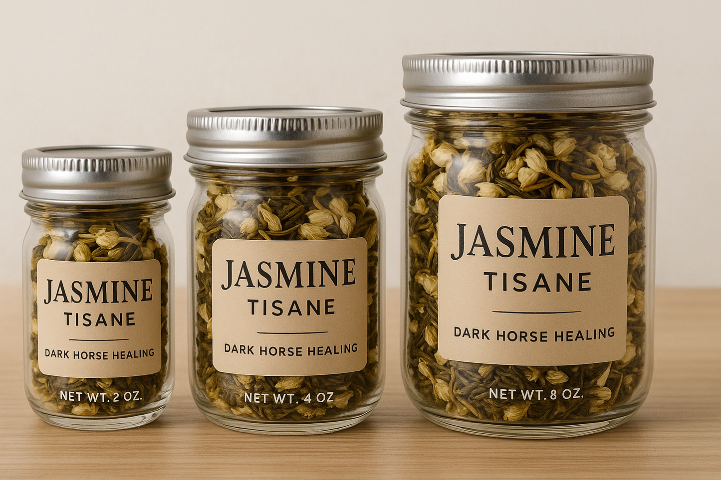 Jasmine - Dried Flower Tisane| 2oz, 4oz, 8oz | Herbs