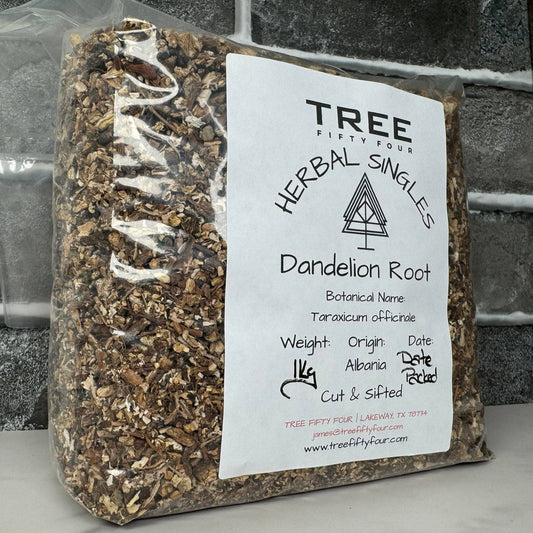 Bulk 1kg bag of organic cut Dandelion Root Taraxicum officinale herbal tea from Albania and Poland
