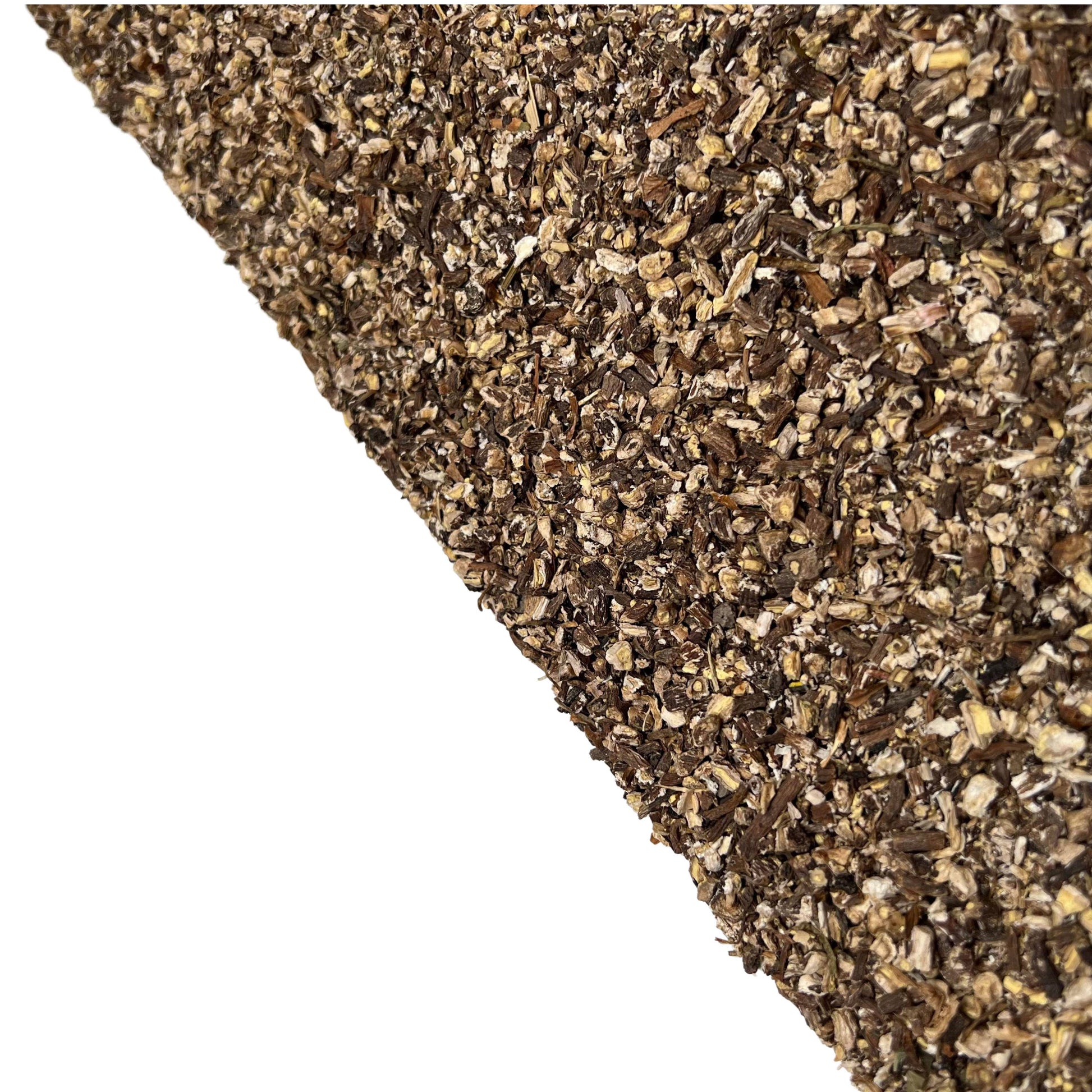 Close up of dried brown herbal root